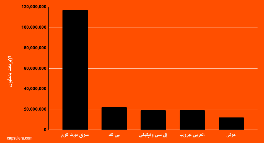 أكبر 5 متاجر إلكترونية في السوق المصري وفقًا للإيرادات خلال عام 2020